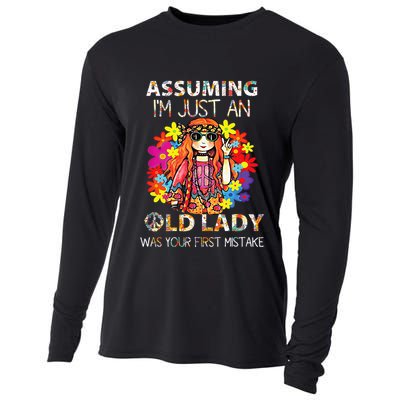 Assuming IM Just An Old Lady Was Your First Mistake Cooling Performance Long Sleeve Crew