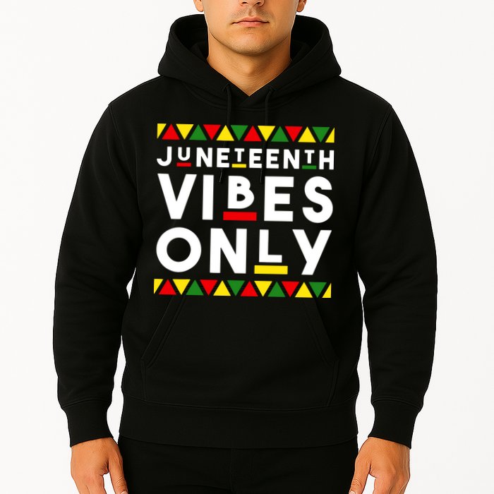 Awesome Independence Juneteenth Vibes Only Juneteenth 1865 Hoodie