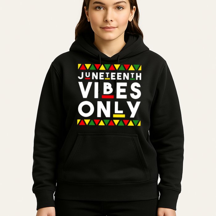Awesome Independence Juneteenth Vibes Only Juneteenth 1865 Hoodie