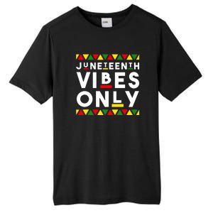 Awesome Independence Juneteenth Vibes Only Juneteenth 1865 Tall Fusion ChromaSoft Performance T-Shirt