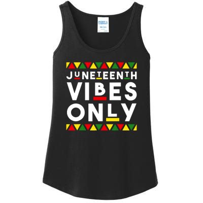 Awesome Independence Juneteenth Vibes Only Juneteenth 1865 Ladies Essential Tank