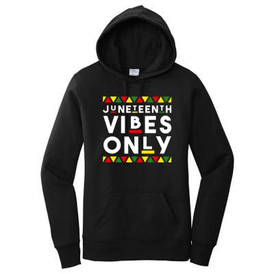 Awesome Independence Juneteenth Vibes Only Juneteenth 1865 Women's Pullover Hoodie