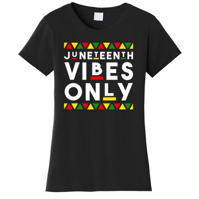 Awesome Independence Juneteenth Vibes Only Juneteenth 1865 Women's T-Shirt