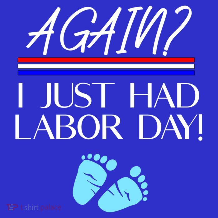 Again I Just Had Labor Day Funny Holiday New Mom Cool Gift Pom Pom 12in Knit Beanie
