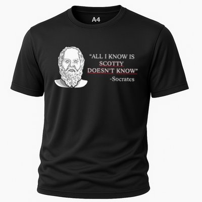 All I Know Is Scotty Doesn’T Know Socrates Performance Shirt