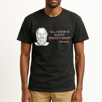 All I Know Is Scotty Doesn’T Know Socrates Tall T-Shirt