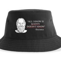All I Know Is Scotty Doesn’T Know Socrates Sustainable Bucket Hat