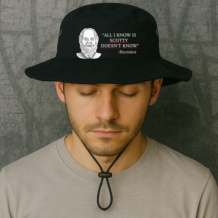 All I Know Is Scotty Doesn’T Know Socrates Bucket Hat