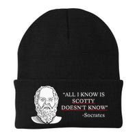All I Know Is Scotty Doesn’T Know Socrates Beanie