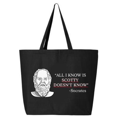 All I Know Is Scotty Doesn’T Know Socrates 25L Jumbo Tote