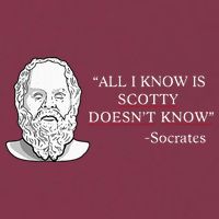 All I Know Is Scotty Doesn’T Know Socrates 16oz Travel Tumbler