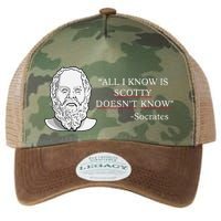 All I Know Is Scotty Doesn’T Know Socrates Legacy Tie Dye Trucker Hat