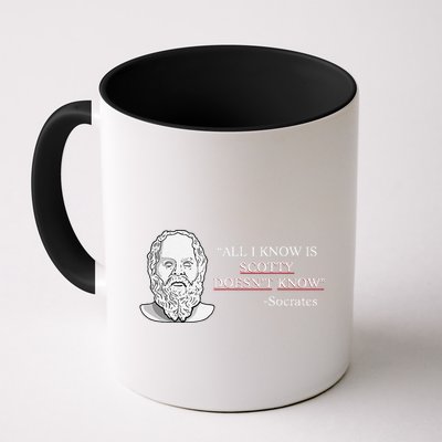 All I Know Is Scotty Doesn’T Know Socrates Mug