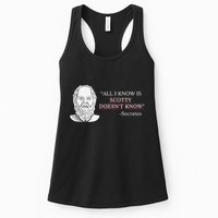 All I Know Is Scotty Doesn’T Know Socrates Womens Tank Top