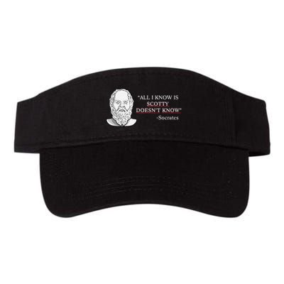 All I Know Is Scotty Doesn’T Know Socrates Visor