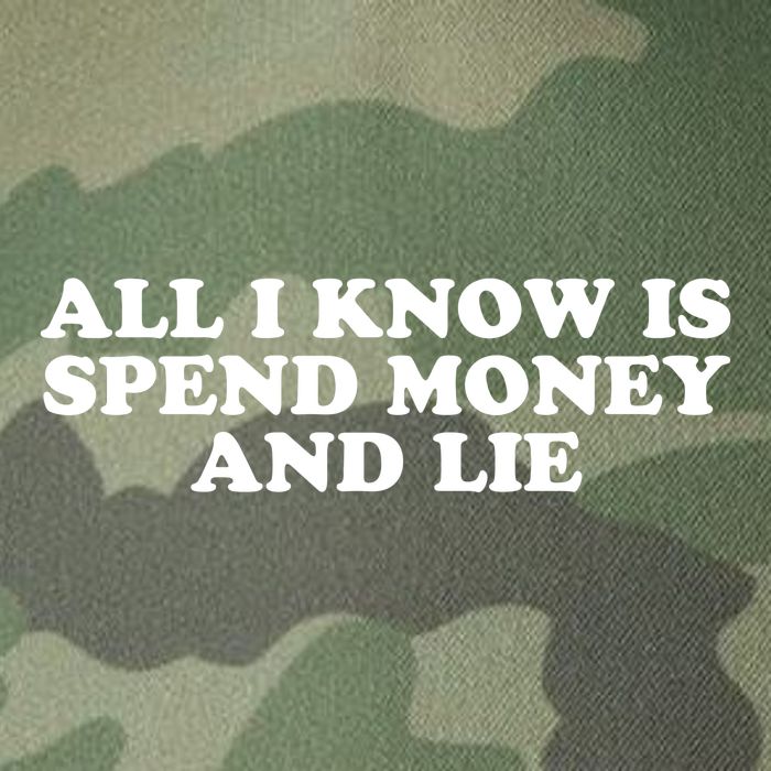 All I Know Is Spend Money And Lie Funny Humor Legacy Tie Dye Trucker Hat