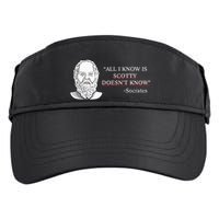All I Know Is Scotty Doesn’T Know Socrates Adult Drive Performance Visor