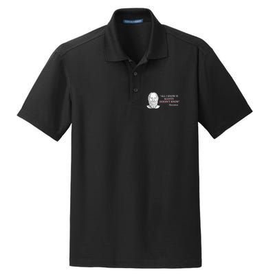 All I Know Is Scotty Doesn’T Know Socrates Dry Zone Grid Polo