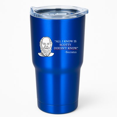 All I Know Is Scotty Doesn’T Know Socrates Tumbler