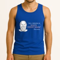 All I Know Is Scotty Doesn’T Know Socrates Tank Top