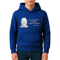 All I Know Is Scotty Doesn’T Know Socrates Kids Hoodie