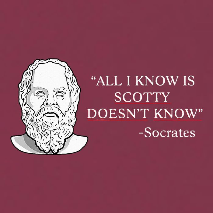 All I Know Is Scotty Doesn’T Know Socrates 16oz Travel Tumbler
