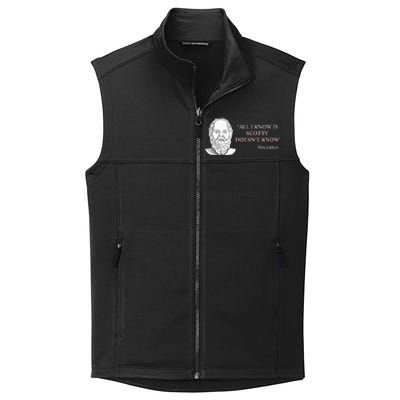 All I Know Is Scotty Doesn’T Know Socrates Collective Smooth Fleece Vest