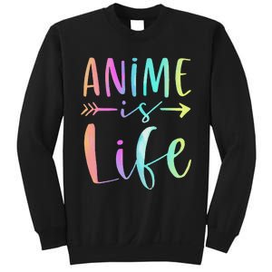 Anime is Life   Manga Anime Lover Gifts Anime Merch  Sweatshirt