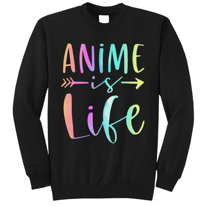 Anime is Life   Manga Anime Lover Gifts Anime Merch  Sweatshirt