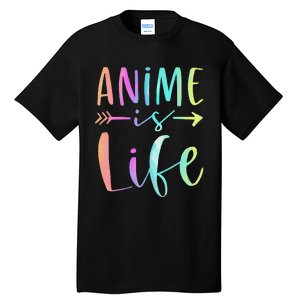 Anime is Life   Manga Anime Lover Gifts Anime Merch  Tall T-Shirt