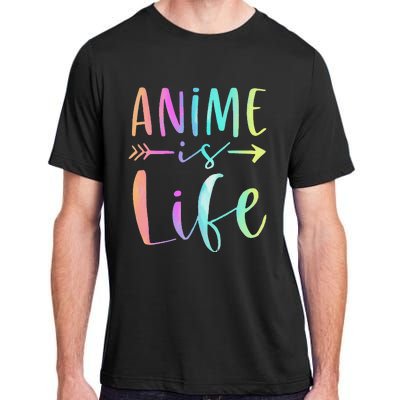 Anime is Life   Manga Anime Lover Gifts Anime Merch  Adult ChromaSoft Performance T-Shirt