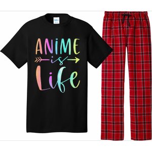 Anime is Life   Manga Anime Lover Gifts Anime Merch  Pajama Set