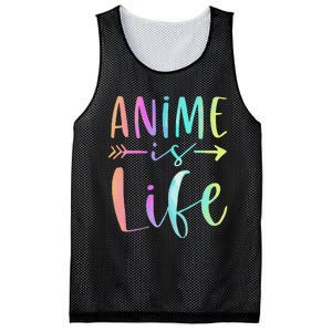 Anime is Life   Manga Anime Lover Gifts Anime Merch  Mesh Reversible Basketball Jersey Tank