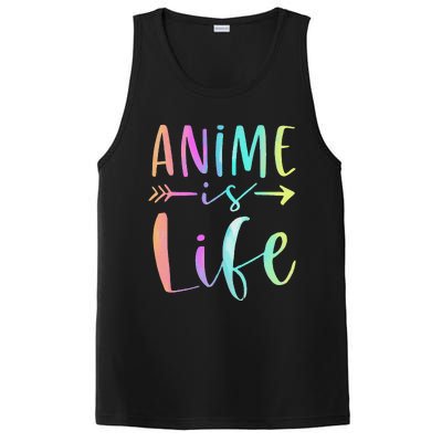 Anime is Life   Manga Anime Lover Gifts Anime Merch  PosiCharge Competitor Tank