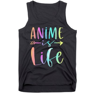 Anime is Life   Manga Anime Lover Gifts Anime Merch  Tank Top