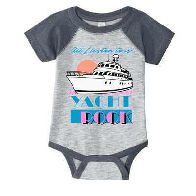 All I Listen To Is Yacht Rock Design Infant Baby Jersey Bodysuit