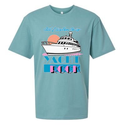 All I Listen To Is Yacht Rock Design Sueded Cloud Jersey T-Shirt