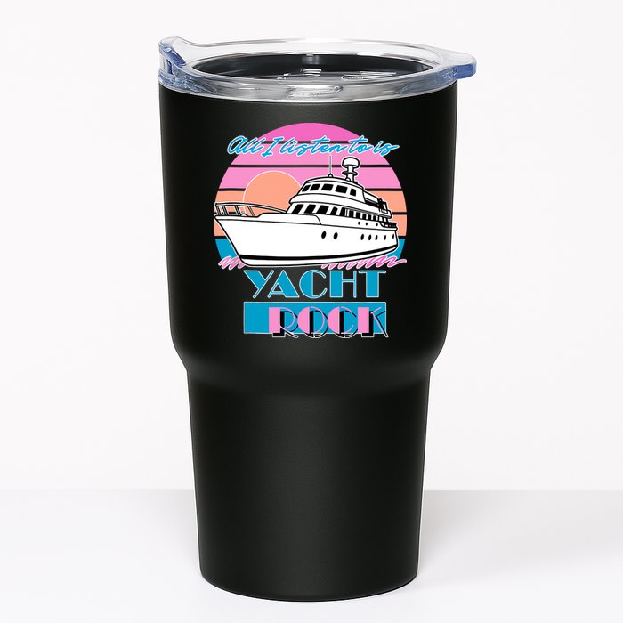 All I Listen To Is Yacht Rock Retro Tumbler