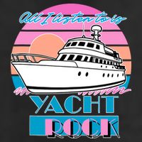 All I Listen To Is Yacht Rock Retro Golf Towel