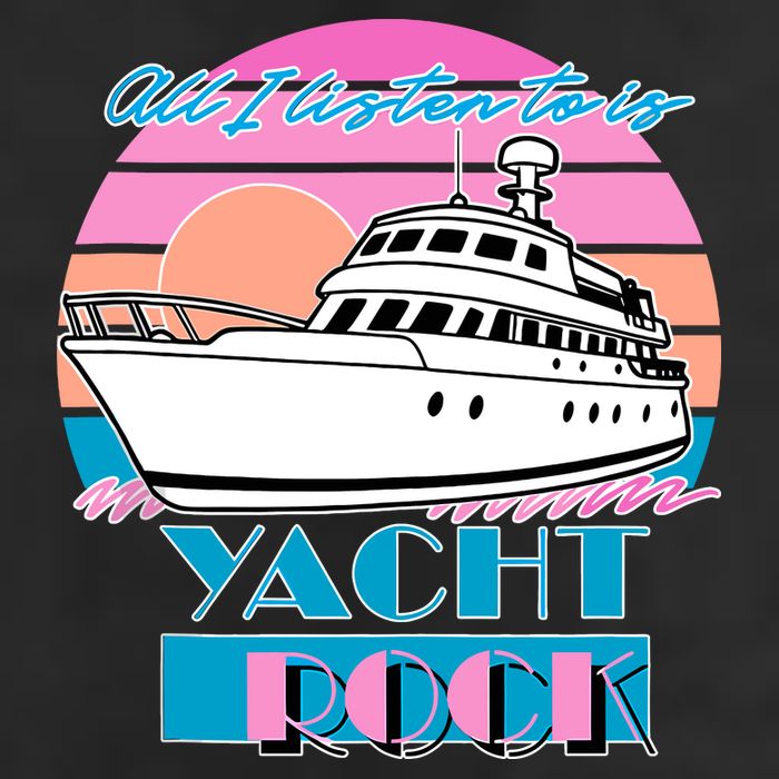 All I Listen To Is Yacht Rock Retro Golf Towel