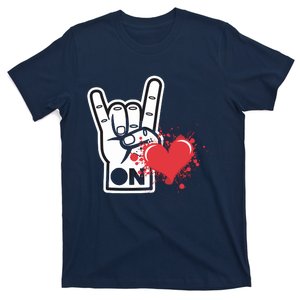 Asl I Love You Hand Sign Language Heart ValentineS Day T-Shirt