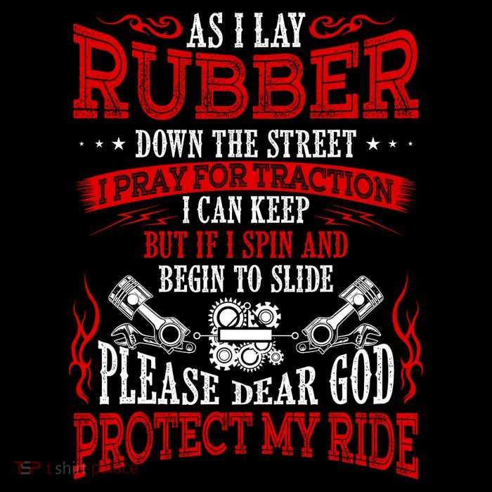 As I Lay Rubber Down The Street Bikers Love Racing Premium T-Shirt
