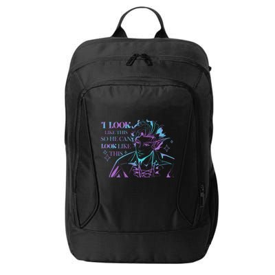 Astarion I Look Like This So He Can Look Like This Astarion BaldurS Gate 3 City Backpack
