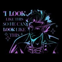 Astarion I Look Like This So He Can Look Like This Astarion BaldurS Gate 3 Backpack