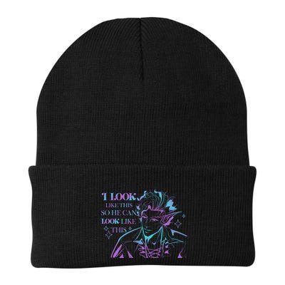 Astarion I Look Like This So He Can Look Like This Astarion BaldurS Gate 3 Beanie