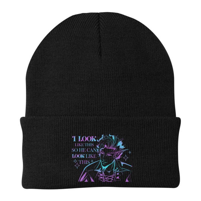 Astarion I Look Like This So He Can Look Like This Astarion BaldurS Gate 3 Beanie
