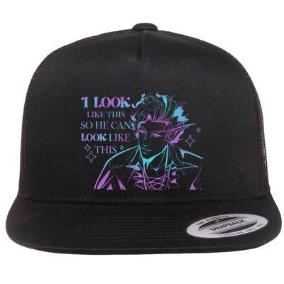 Astarion I Look Like This So He Can Look Like This Astarion BaldurS Gate 3 Flatbill Hat