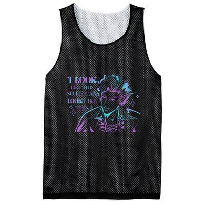 Astarion I Look Like This So He Can Look Like This Astarion BaldurS Gate 3 Mesh Reversible Basketball Jersey Tank