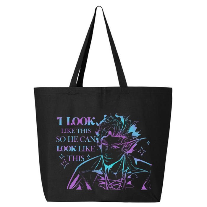 Astarion I Look Like This So He Can Look Like This Astarion BaldurS Gate 3 25L Jumbo Tote