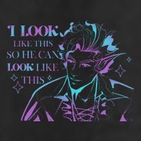 Astarion I Look Like This So He Can Look Like This Astarion BaldurS Gate 3 25L Jumbo Tote